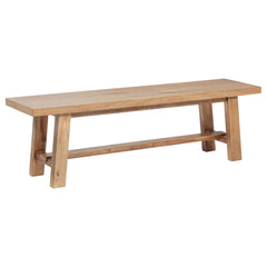 Best Furniture Outlet - Coaster - Middleton 60-inch Wood Backless Dining Bench Natural Brown - 108543