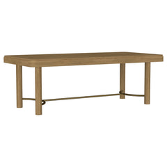 Arini 7-piece Extension Leaf Dining Table Set Sand Wash and Black