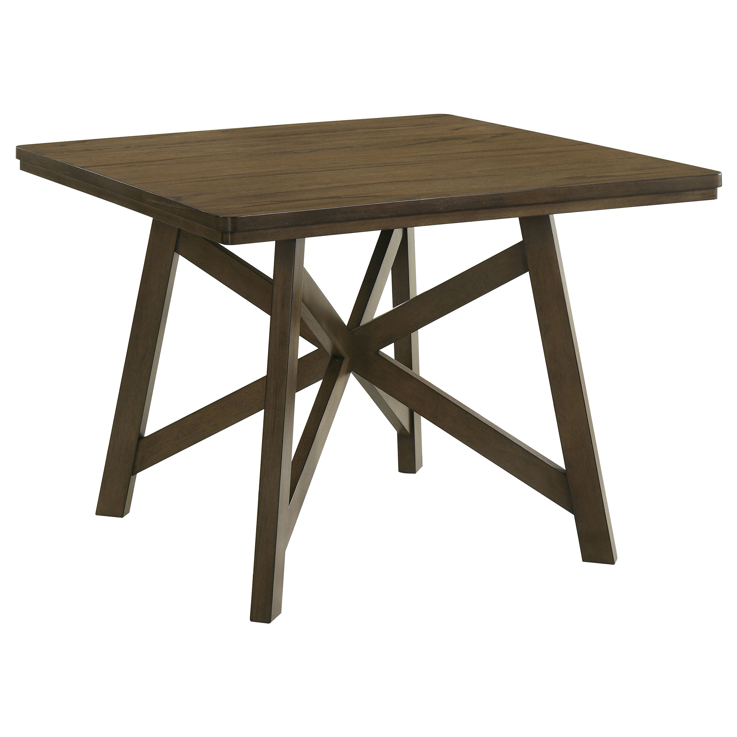 Best Furniture Outlet - Coaster - Canfield 47-inch Square Counter Height Dining Table Brown - 109178