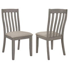 Best Furniture Outlet - Coaster - Nogales Wood Dining Side Chair Coastal Grey (Set of 2) - 109812