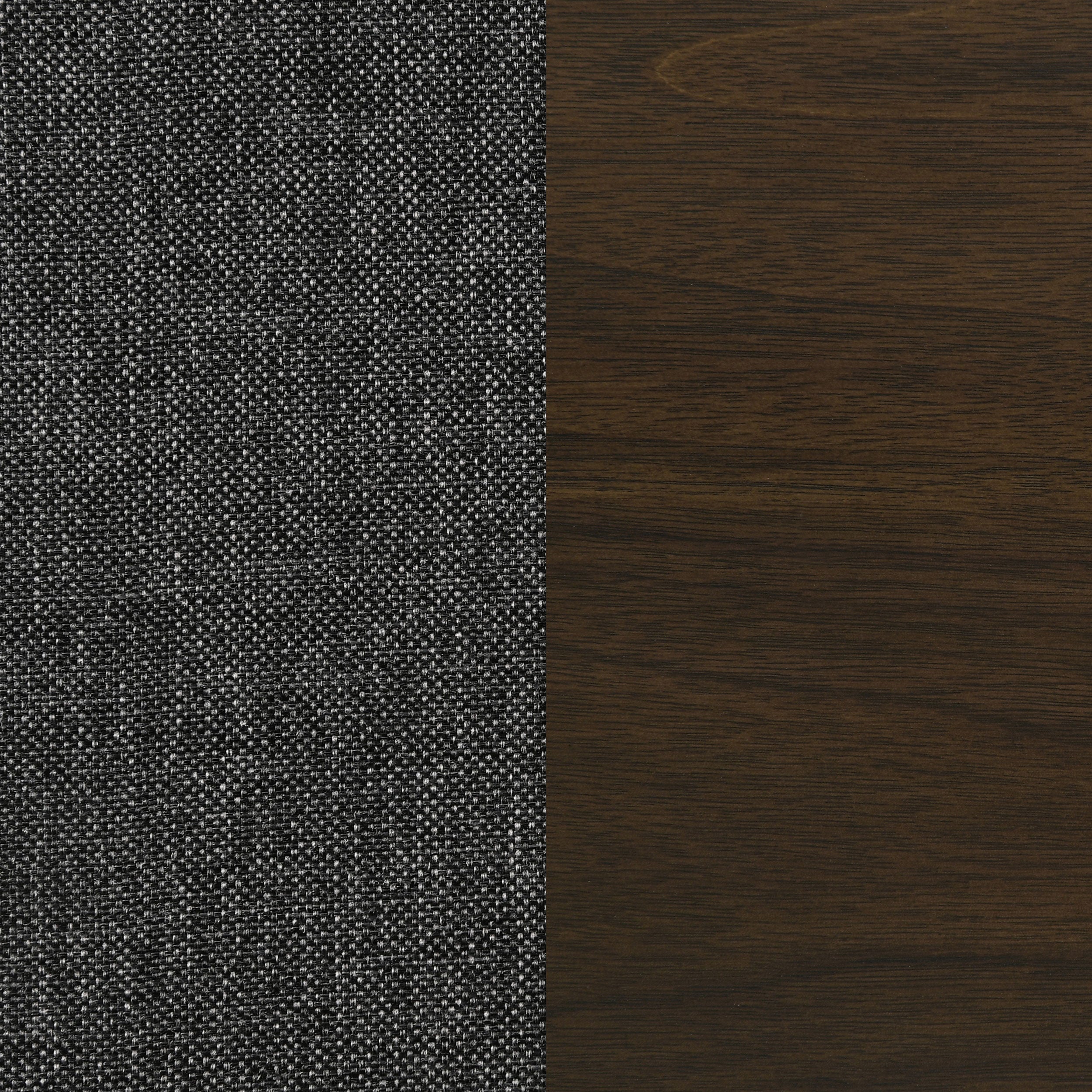 Wes Upholstered Dining Side Chair Dark Walnut (Set of 2)