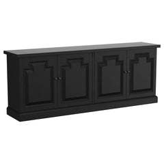 Best Furniture Outlet - Coaster - Florence 4-door Dining Sideboard Buffet Distressed Black - 115535