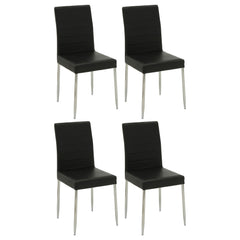 Best Furniture Outlet - Coaster - Maston Upholstered Dining Side Chair Black (Set of 4) - 120767BLK