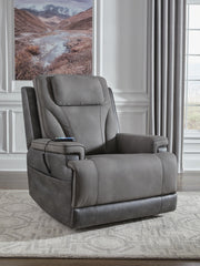 Best Furniture Outlet - Ashley Furniture - 4Z-Peaceful Pause Living Room - Power Lift Recliner - PC1210412