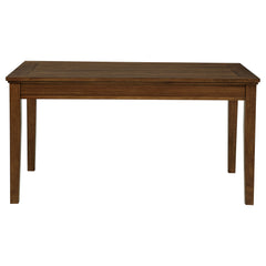 Atwood Rectangular Wood Dining Table Warm Brown
