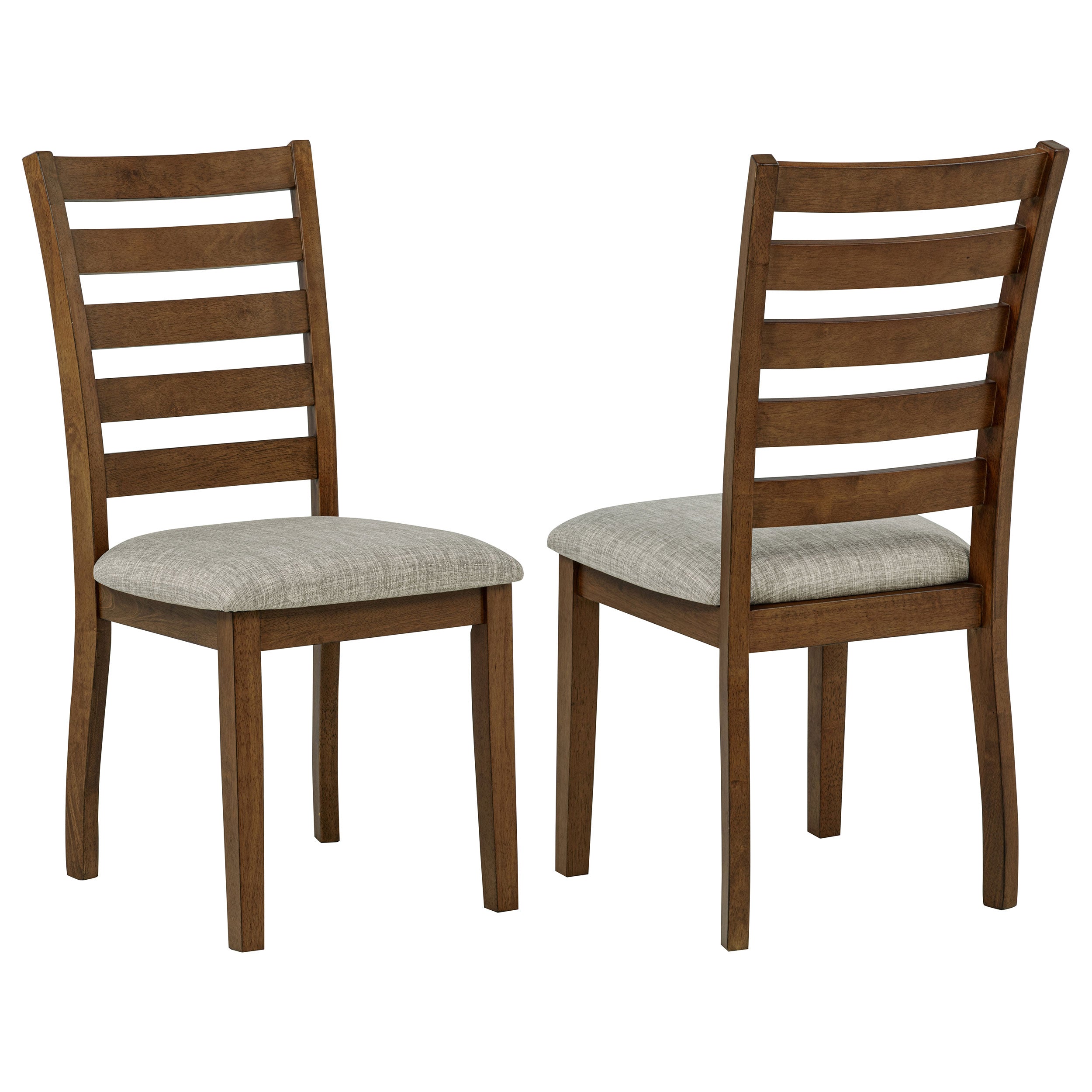 Best Furniture Outlet - Coaster - Atwood Wood Dining Side Chair Upholstered Seat Warm Brown - 121762