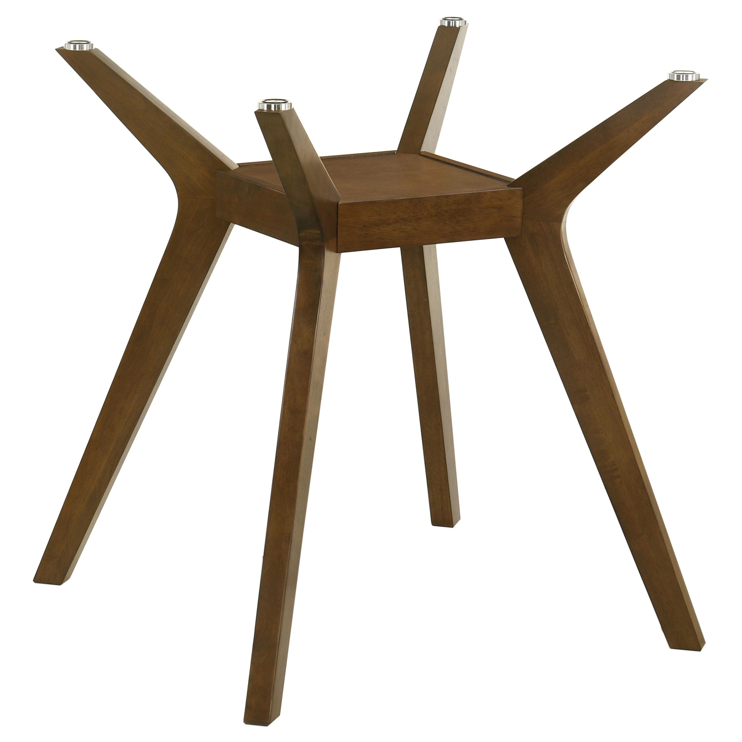 Best Furniture Outlet - Coaster - Paxton Square Wood Counter Height Dining Table Base Brown - 122178