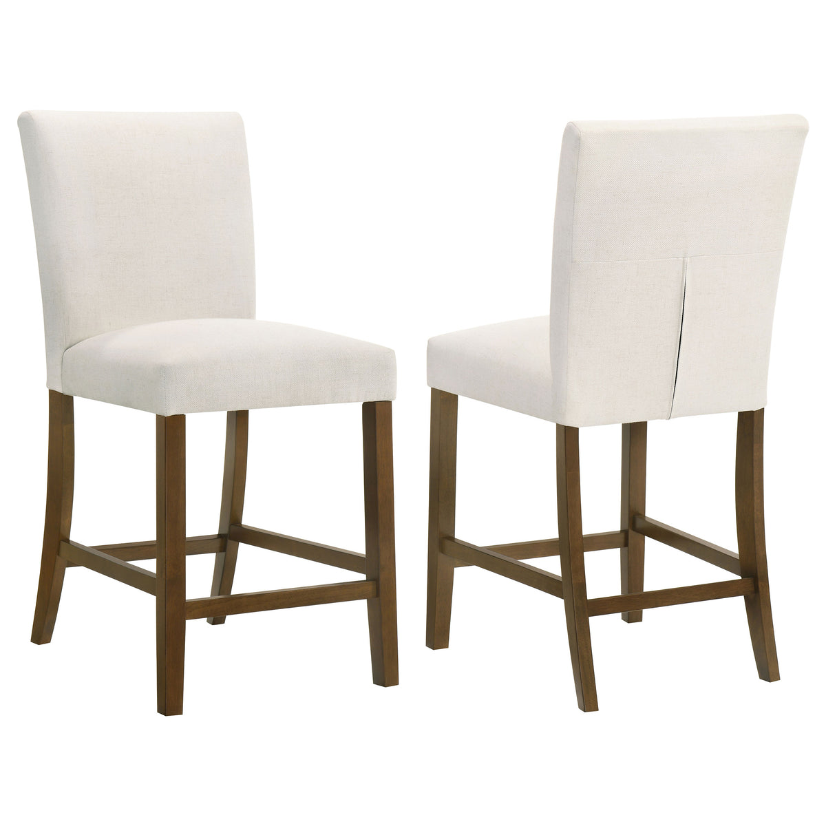Best Furniture Outlet - Coaster - Paxton Upholstered Counter Height Dining Chair Beige (Set of 2) - 122179BGE