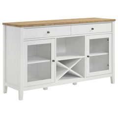 Best Furniture Outlet - Coaster - Hollis 2-door Dining Sideboard Buffet Storage Cabinet White - 122245