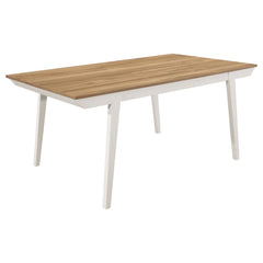 Best Furniture Outlet - Coaster - Nogales Rectangular 71-inch Wood Dining Table Off White - 122301