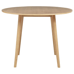 Andrews 5-piece Round Counter Dining Set Light Ash and Black