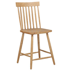 Andrews Windsor Counter Height Dining Side Chair Light Ash (Set of 2)