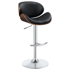 Best Furniture Outlet - Coaster - Harris Adjustable Bar Stool Black and Chrome - 130504