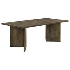 Best Furniture Outlet - Coaster - Tyler 80-inch Solid Wood Dining Table Mango Brown - 130511