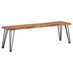 Best Furniture Outlet - Coaster - Sherman Wood Dining Bench Natural Acacia - 190913