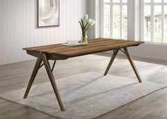 Randolph 82-inch Smart Top Rectangular Dining Table Sheesham and Brown