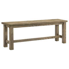 Best Furniture Outlet - Coaster - Cardova 51-inch Solid Wood Dining Bench Vineyard Oak - 192923