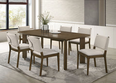Best Furniture Outlet - Coaster - Ottowa 7-piece Rectangular Wood Dining Room Table Set Brown - 193661-S7
