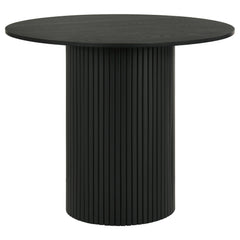Hamlyn 5-piece Round Wood Counter Height Dining Set Black