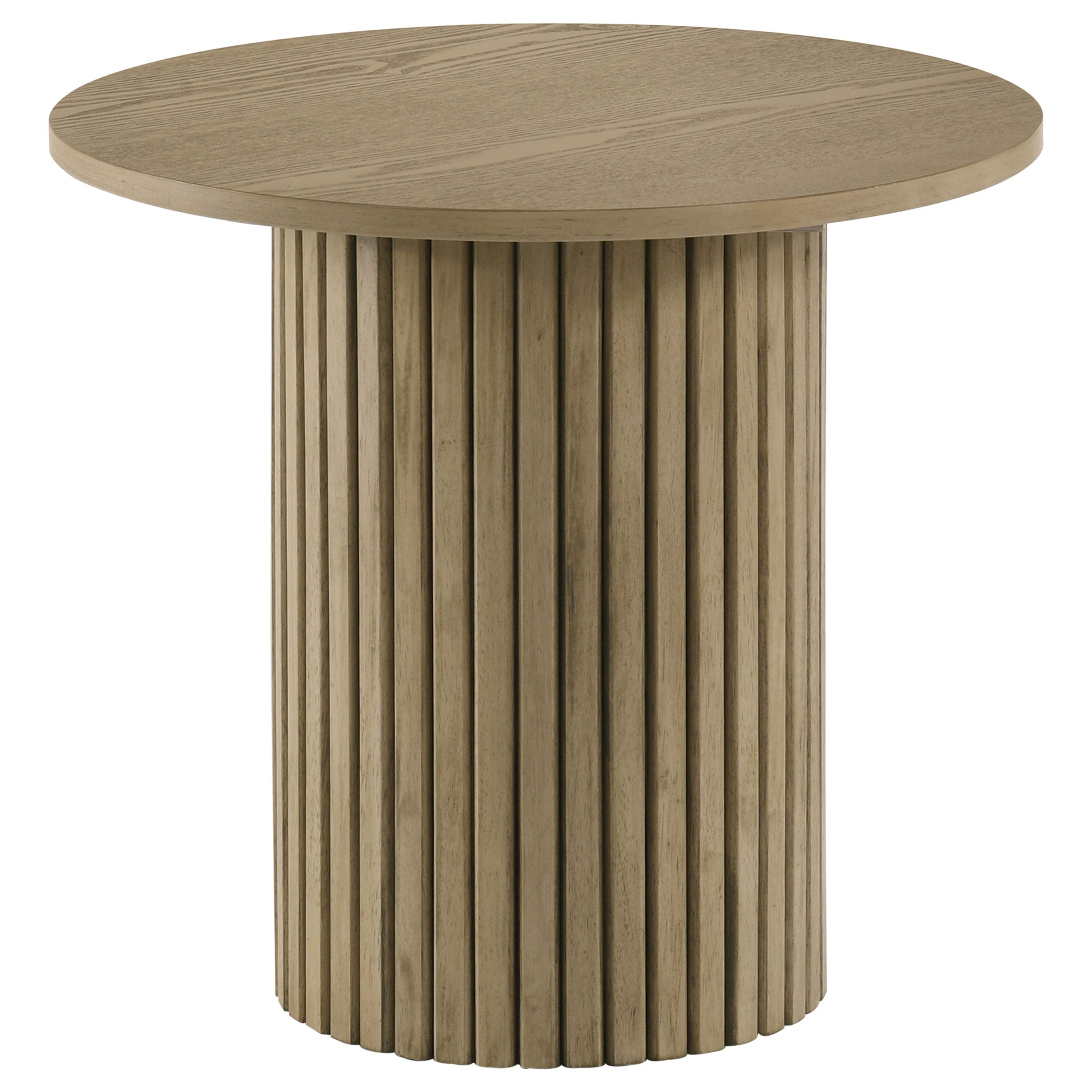 Best Furniture Outlet - Coaster - Hamlyn 43-inch Round Wood Counter Height Dining Table Natural Oak - 193938NAT