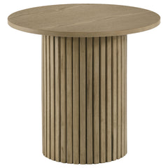 Best Furniture Outlet - Coaster - Hamlyn 43-inch Round Wood Counter Height Dining Table Natural Oak - 193938NAT
