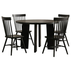 Strouse 5-piece Dining Set Black