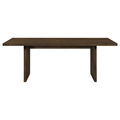 Decker 7-piece 82-inch Rectangular Dining Set Black and Walnut