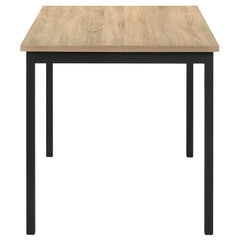 Garza Rectangular 47-inch Dining Table Greige Oak