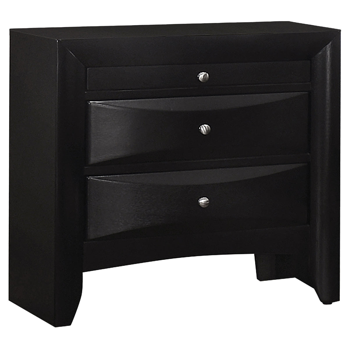Best Furniture Outlet - Coaster - Briana 2-drawer Nightstand Black - 200702