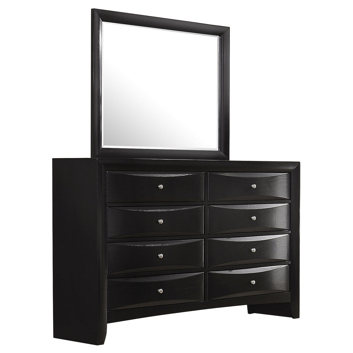Best Furniture Outlet - Coaster - Briana 8-drawer Dresser with Mirror Black - 200703M
