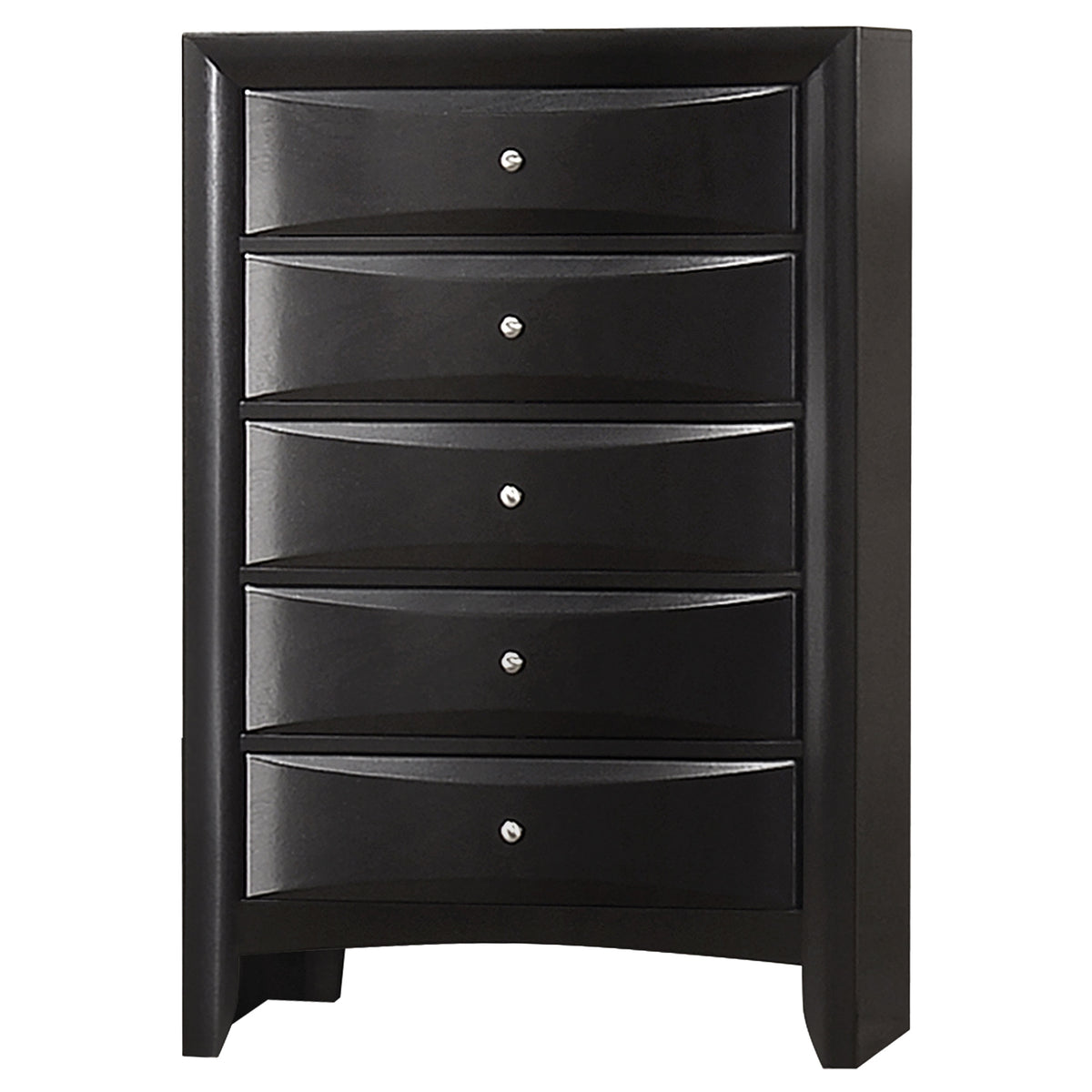 Best Furniture Outlet - Coaster - Briana 5-drawer Bedroom Chest Black - 200705