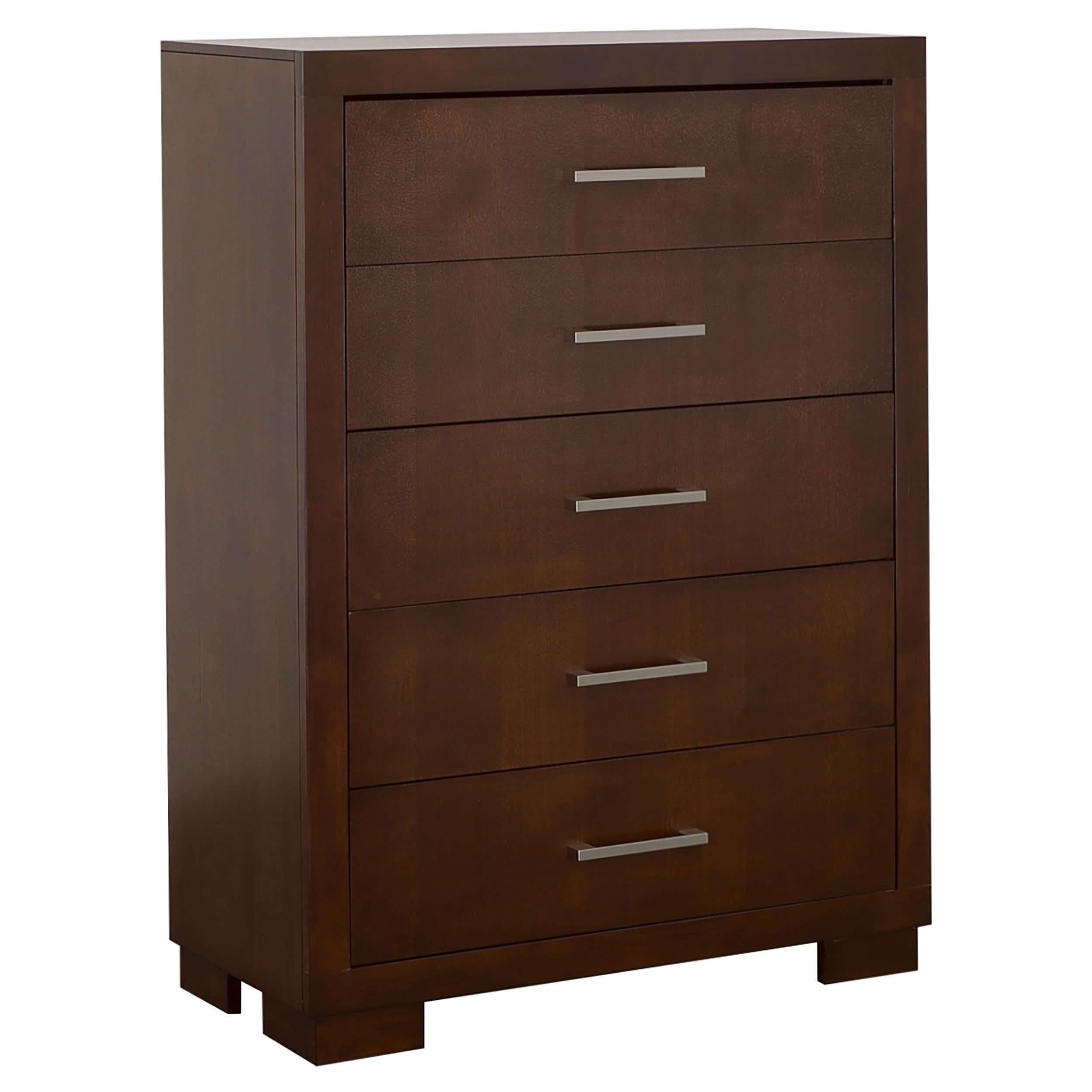 Best Furniture Outlet - Coaster - Jessica 5-drawer Bedroom Chest Cappuccino - 200715