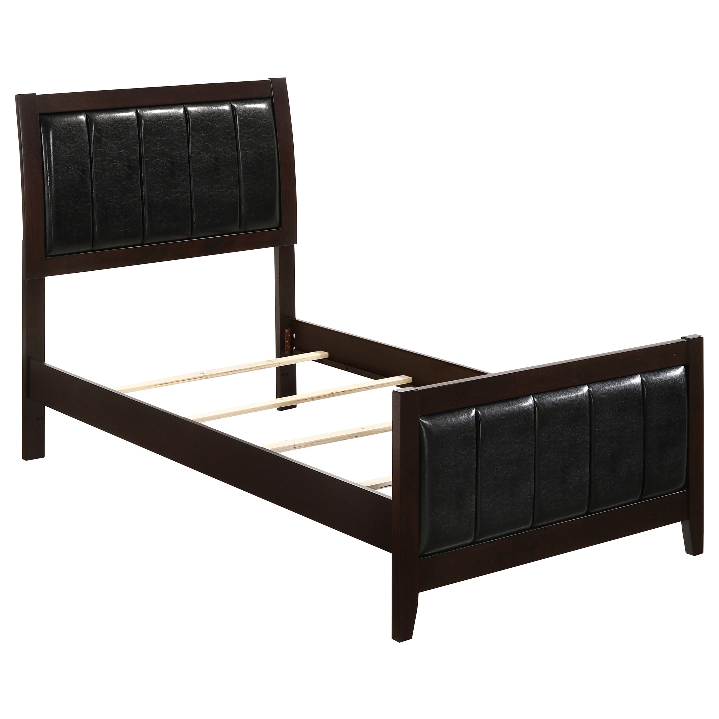 Best Furniture Outlet - Coaster - Carlton Wood Twin Panel Bed Cappuccino - 202091T
