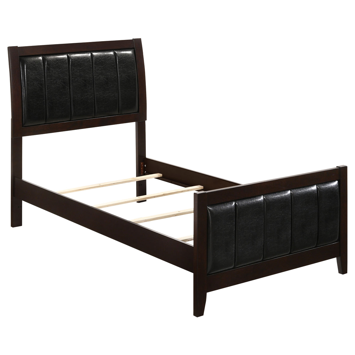 Best Furniture Outlet - Coaster - Carlton Wood Twin Panel Bed Cappuccino - 202091T
