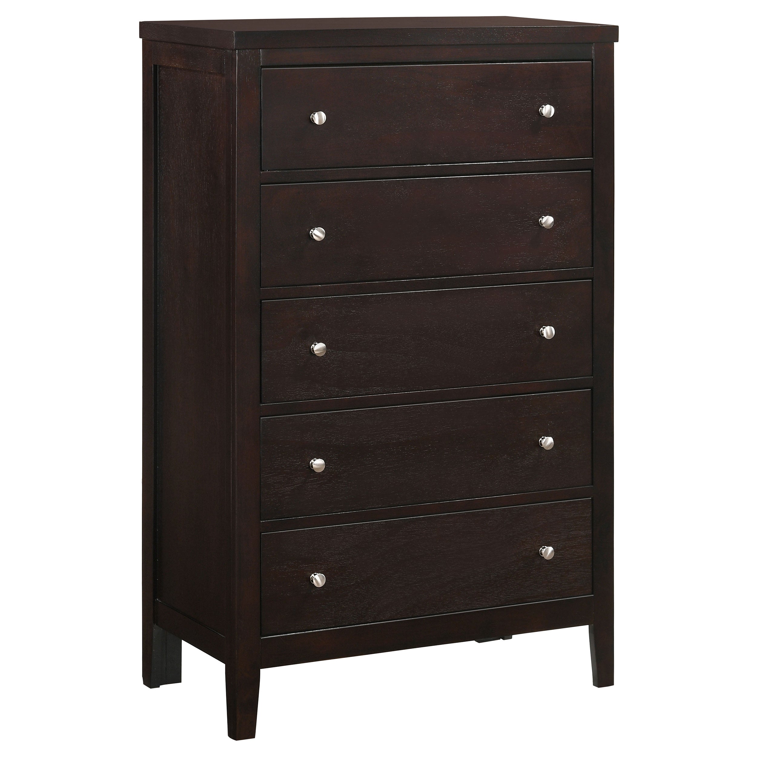 Best Furniture Outlet - Coaster - Carlton 5-drawer Bedroom Chest Cappuccino - 202095