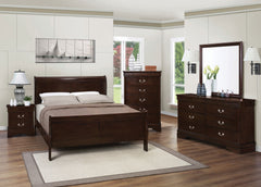 Best Furniture Outlet - Coaster - Louis Philippe 5-piece Queen Bedroom Set Cappuccino - 202411Q-S5