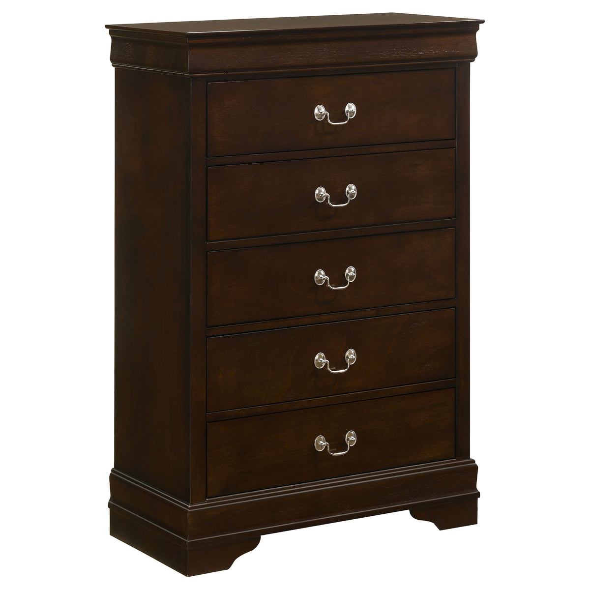 Best Furniture Outlet - Coaster - Louis Philippe 5-drawer Bedroom Chest Cappuccino - 202415
