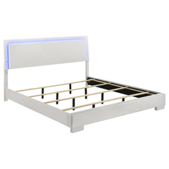 Felicity 4-piece California King Bedroom Set White Gloss