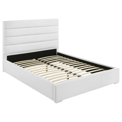 Best Furniture Outlet - Coaster - Felicity 53-inch Upholstered California King Bed White - 203511KW