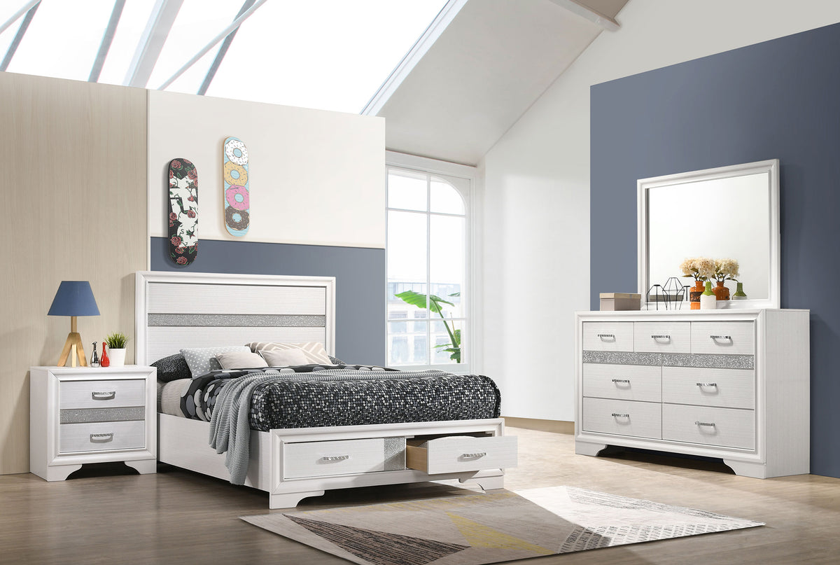 Best Furniture Outlet - Coaster - Miranda 4-piece Full Bedroom Set White - 205111F-S4