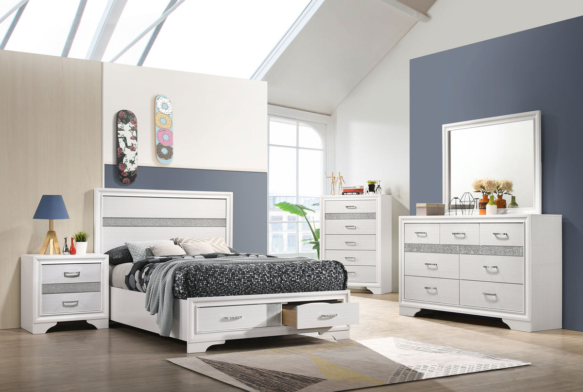 Best Furniture Outlet - Coaster - Miranda 5-piece Full Bedroom Set White - 205111F-S5