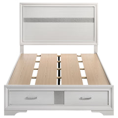 Miranda 51-inch Wood Full Storage Panel Bed White