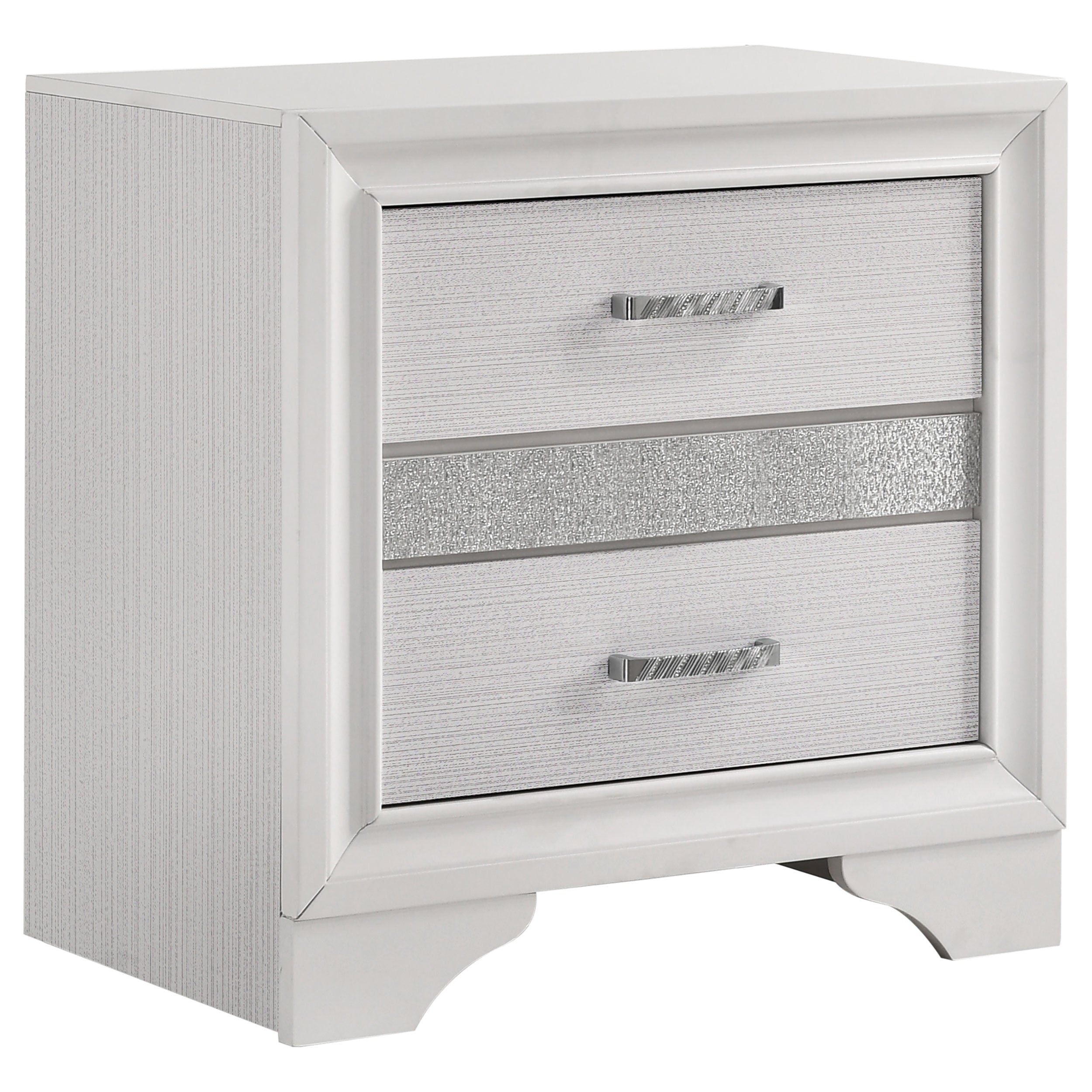 Best Furniture Outlet - Coaster - Miranda 3-drawer Nightstand Bedside Table White - 205112