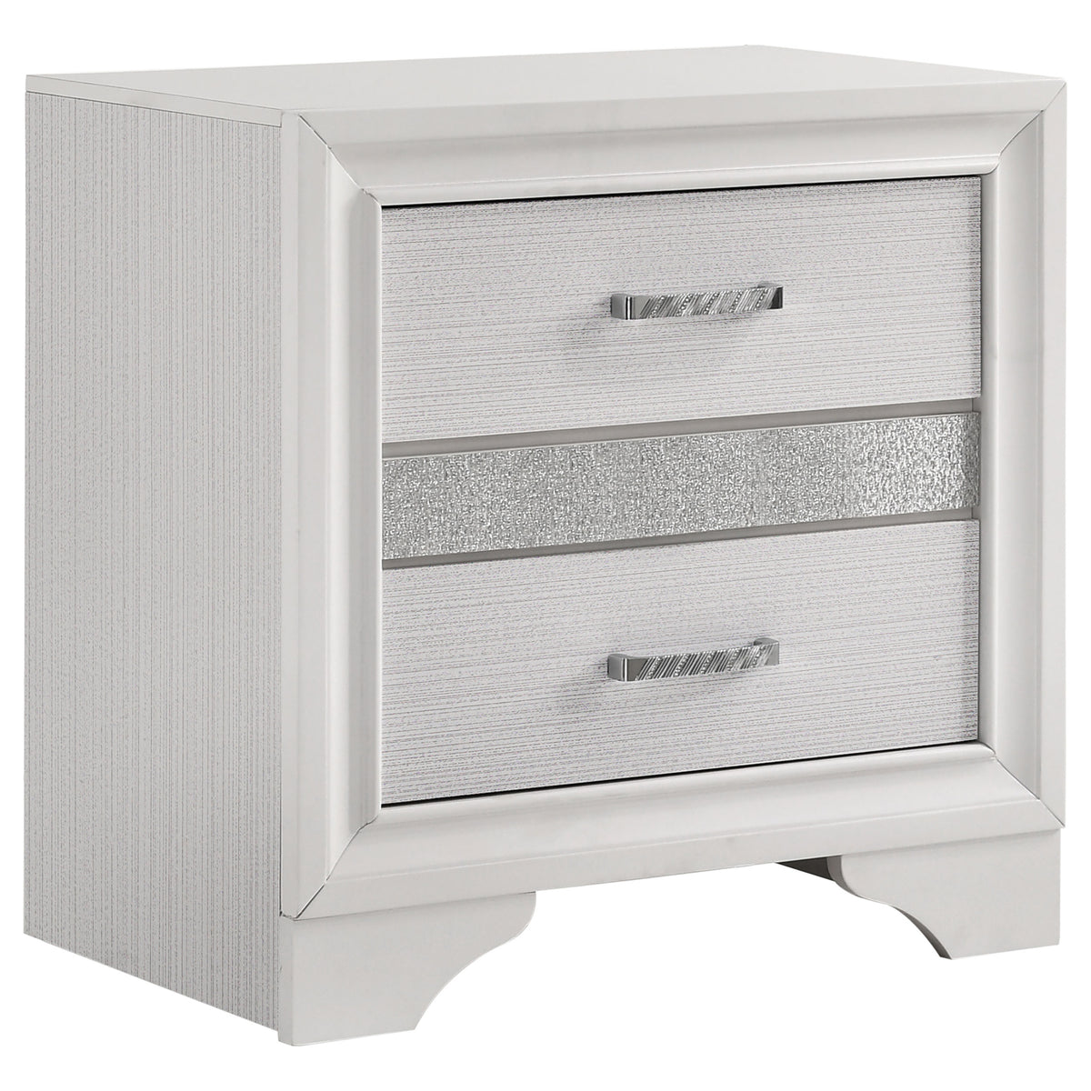 Best Furniture Outlet - Coaster - Miranda 3-drawer Nightstand Bedside Table White - 205112