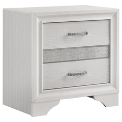 Best Furniture Outlet - Coaster - Miranda 3-drawer Nightstand Bedside Table White - 205112
