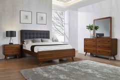 Best Furniture Outlet - Coaster - Robyn 4-piece California King Bedroom Set Dark Walnut - 205131KW-S4
