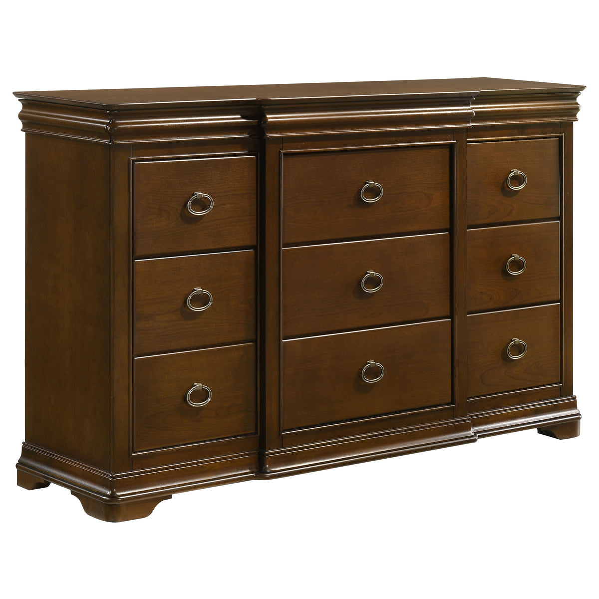 Best Furniture Outlet - Coaster - Garland 9-drawer Bedroom Dresser Cabinet Brown Cherry - 205303