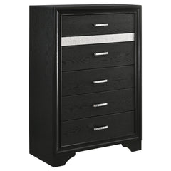 Best Furniture Outlet - Coaster - Miranda 6-drawer Bedroom Chest Black - 206365