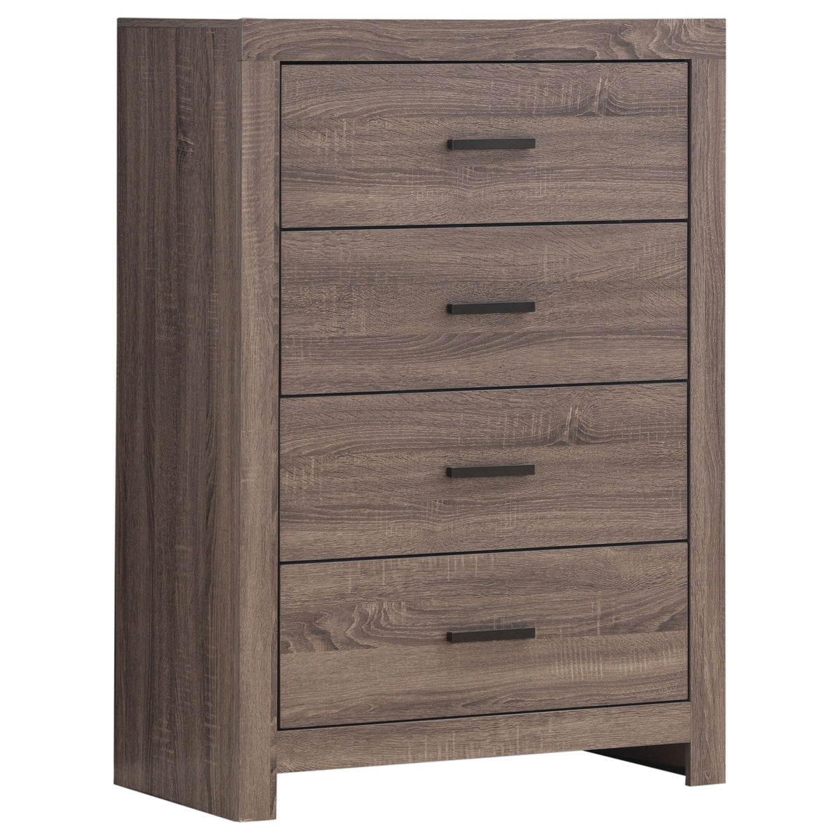 Best Furniture Outlet - Coaster - Brantford 4-drawer Bedroom Chest Barrel Oak - 207045