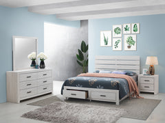 Best Furniture Outlet - Coaster - Brantford 4-piece Eastern King Bedroom Set Coastal White - 207050KE-S4